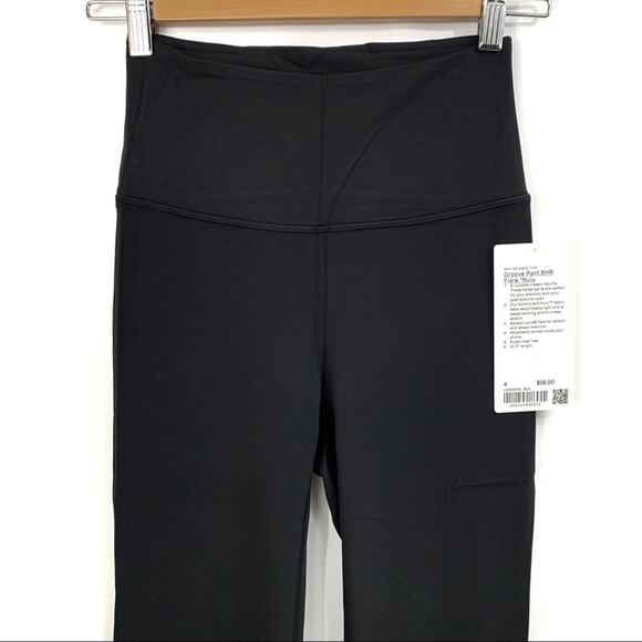 LULULEMON 2021 Sz 4 Groove Super High Rise Flared Pant Nulu NWT - Picture 8 of 15